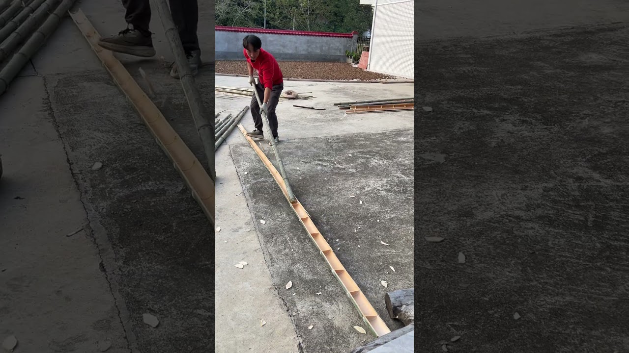 Techniques to remove knots after Splitting Bamboo—Make your bagboo Smoother