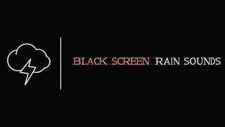 Rainfall and Thunder Reflection | Black Screen Ambience for Falling Asleep Faster and Deep Recovery