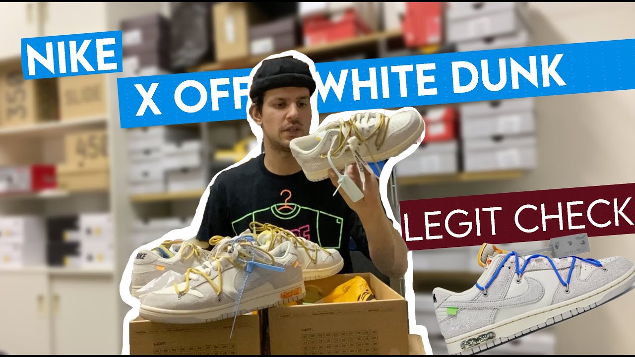 ORIGINÁL NEBO NIKE x OFF WHITE DUNK LEGIT CHECK! - YouTube