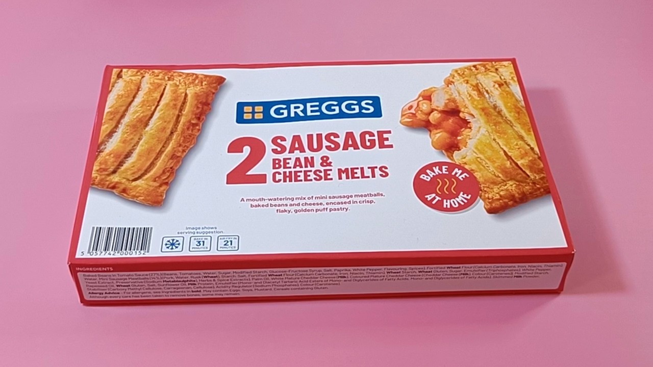 Eating Frozen Greggs Sausage Rolls, Vegan Rolls and more - YouTube