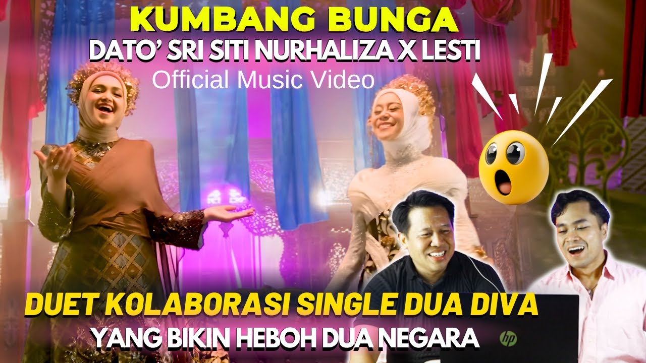 Reaction Lesti dan Siti Nurhaliza - Kumbang Bunga Official Music Video Merinding Suaranya Melengking