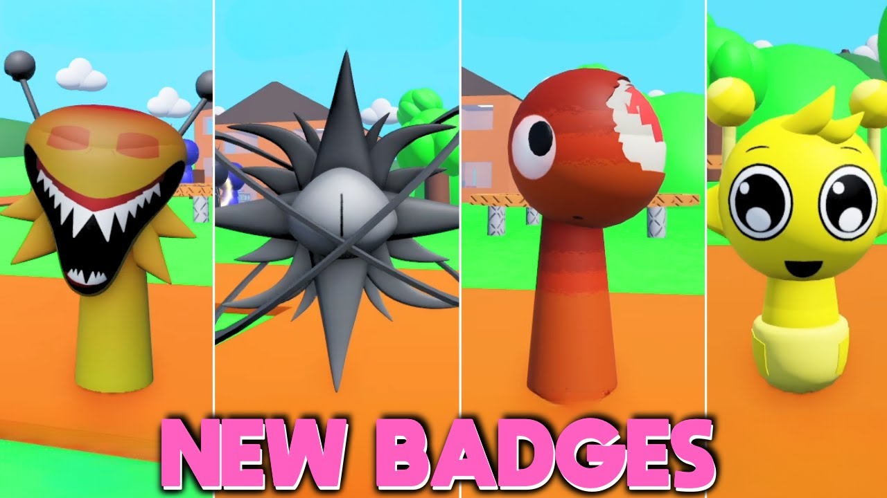 How to Get 4 NEW Badge Morphs in Sprunki RP 3D - ROBLOX - YouTube