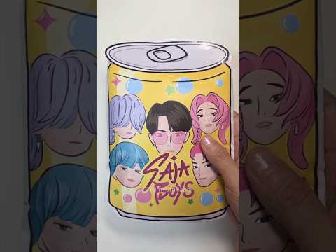 Kpop Demon Hunters Blindbag 케데헌 사자보이즈 Soda Pop Papercraft Kpop 