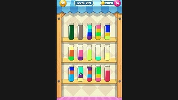 Water Sort Puzzle I Level 284 I  Facebook I SOLVED