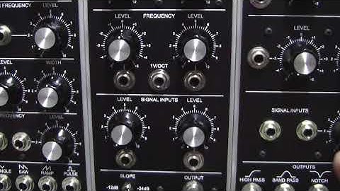 DOTCOM Analog Modular Synthesizer - Oscillator and Filter review