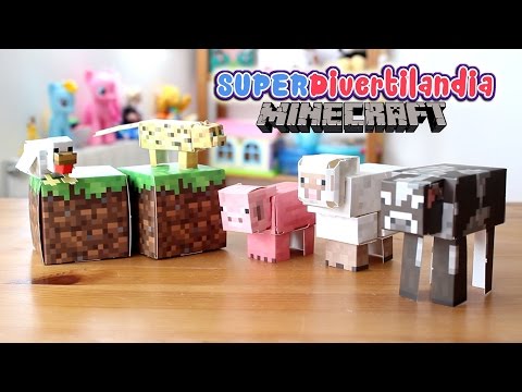 Paper Craft jogo do minecraft parte 1 #minecraft #roblox #desenho #com