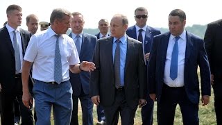 Тверскую область с рабочим визитом посетил Владимир Путин