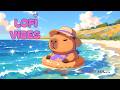Relaxing Summer Beach Mode with Capypara 🌊🐾 Cool Breeze & Relaxing Lofi to Relieve Stress