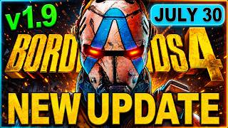Borderlands 4 Update 1.9 Patch | New Bounty Pack 4, Pearlescents & Major Changes