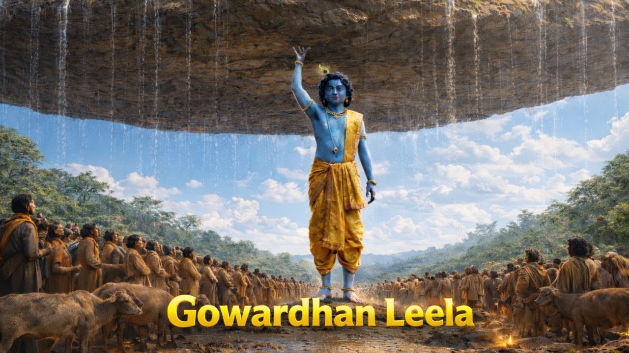 जब इंद्र देव को हुआ पश्चाताप 😨 | Krishna vs Indra की अनकही कहानी | Swarg Lok Scene