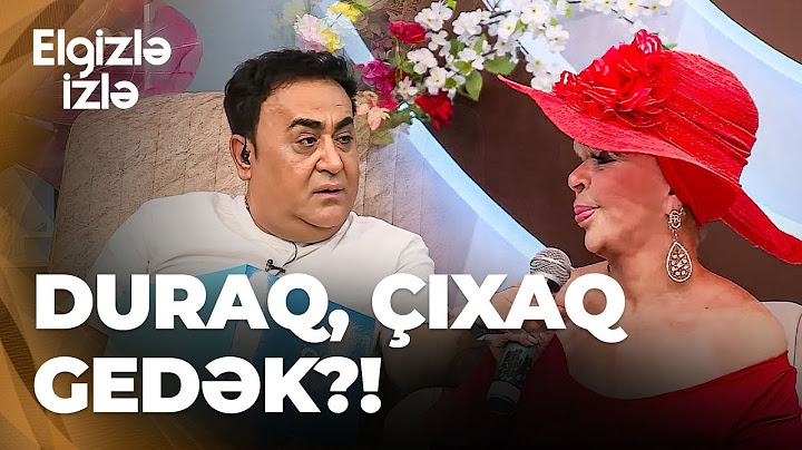 Elgizlə izlə | Elgiz Əkbər Ruhəngiz Allahverdiyevanın hərəkətinə təəccübləndi | Nə əlaqəsi?!