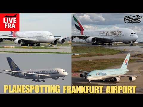 🔴Live Planespotting Frankfurt | 4x A380 wie in alten Zeiten #livestream FRA 🥳