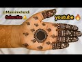 Round New mehndi Designs| Henna Designs Tutorial| Simple and easy mehndi design #rezatito