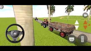 TRANSPORTING tractor driving 3d #fs22 Pritee Speed tractor Offroding Android gameplay #gta5 #gtav
