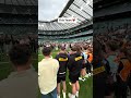 Harlequins teammates celebrate Luke Northmore's 100th game