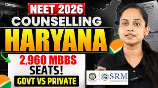Haryana NEET Counselling 2026: 2,960 MBBS seats | Govt, Private and Deemed Colleges Explained!
