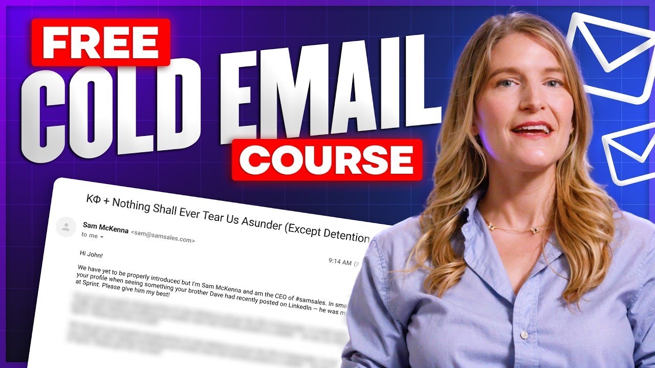 Complete COLD EMAIL COURSE And It's 100 FREE - YouTube