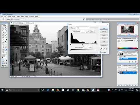 Photoshop CS Simple tutorial on black and white
