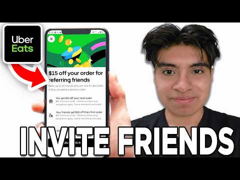 How To Invite Friends In Uber Eats! - Tutorial