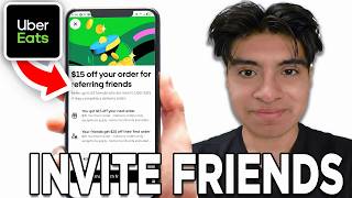 How To Invite Friends In Uber Eats! - Tutorial
