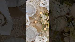 An Autumn Table Styling~Setting #home #love #tablesetting #tablestyling #decor #autumn #beautiful