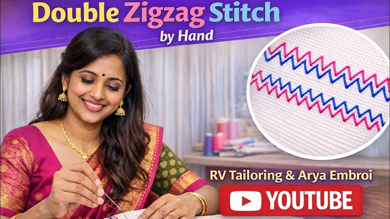 ಐದೇ ನಿಮಿಷದಲ್ಲಿ ಕಲಿಯಿರಿ ಒಂದೇ ವಿಡಿಯೋದಲ್ಲಿ ಎರಡು ಕಲರ್ ಹಾಗೂ ಡಬಲ್ ಜಿಗ್ ಜಾಕ್ ಕಿಚ್ಚನ್ನು ಕಲಿಯಿರಿ ತುಂಬಾ ಮುಖ್ಯ|