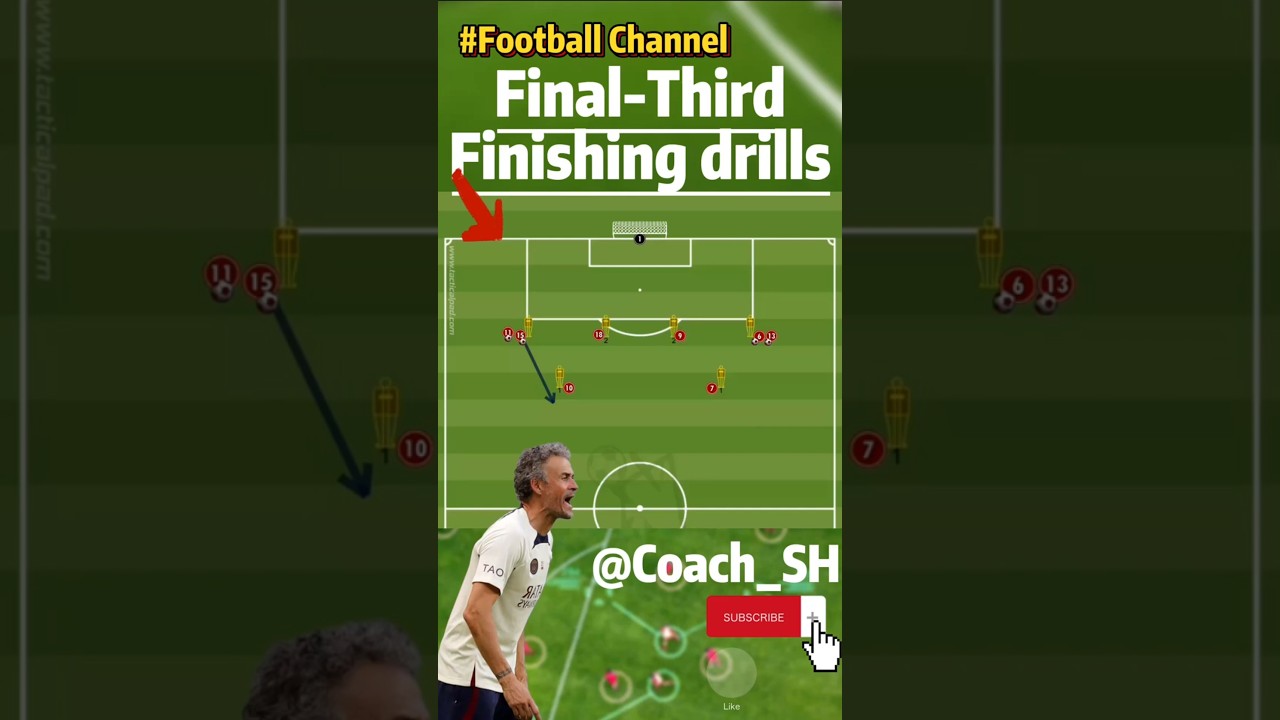 Final-Third Finishing drills *슈팅훈련 