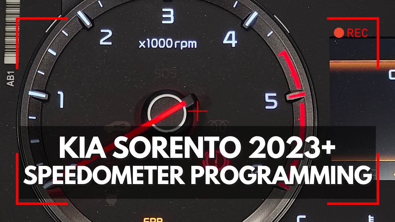 Kia Sorento 2023+ R7F701438 Odometer Programming with FORZA 614