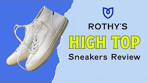 Rothy's High Top Sneakers Review - Bright White Color