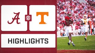 SEC Football: Tennessee at Alabama | Highlights