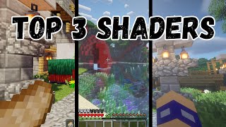TOP 3 MELHORES SHADERS PARA MINECRAFT 1.21.11