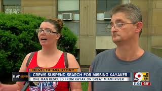 Jet skier rescues one kayaker but can't save the other