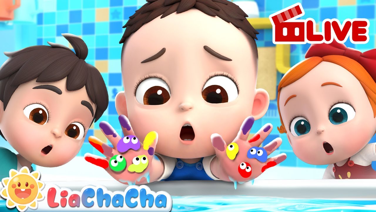 🔴 Wash Your Hands First! | Healthy Habits for Babies | Nursery Rhymes & Kids Songs | LiaChaCha