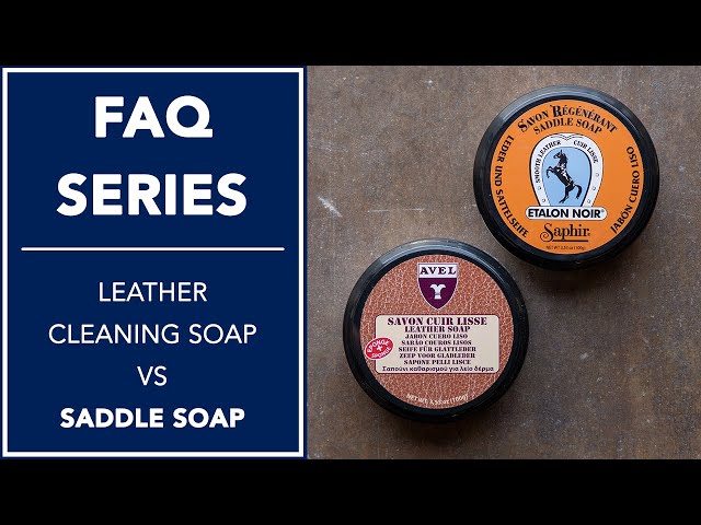 Leather Cleaning Soap And Saddle
