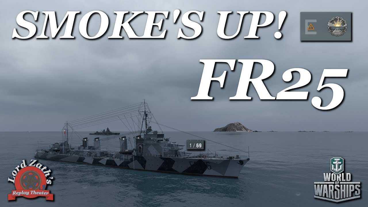 Smoke’s Up – FR25 Tier VII Italian DD | Shards Replay Analysis | World of Warships 2025