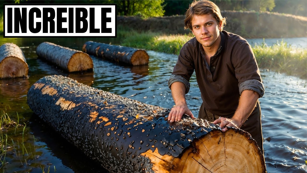 ¿Qué Sucede Cuando se Sumerge la Madera en ALQUITRÁN como se hacía en la Edad Media?