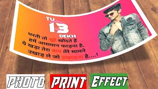 Boy ❌Full Attitude Status ll photo Print effect in Kinemaster 🔥 Killer whatsapp status By videotech screenshot 5