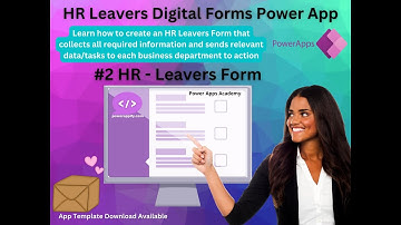 Power Apps: HR Forms - Leavers Form App Tutorial (template download available)