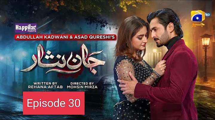 Jaan Nisar Ep 30 - [Eng Sub] - Digitally Presented by Happilac Paints - 12th July 2024 - Har Pal Geo