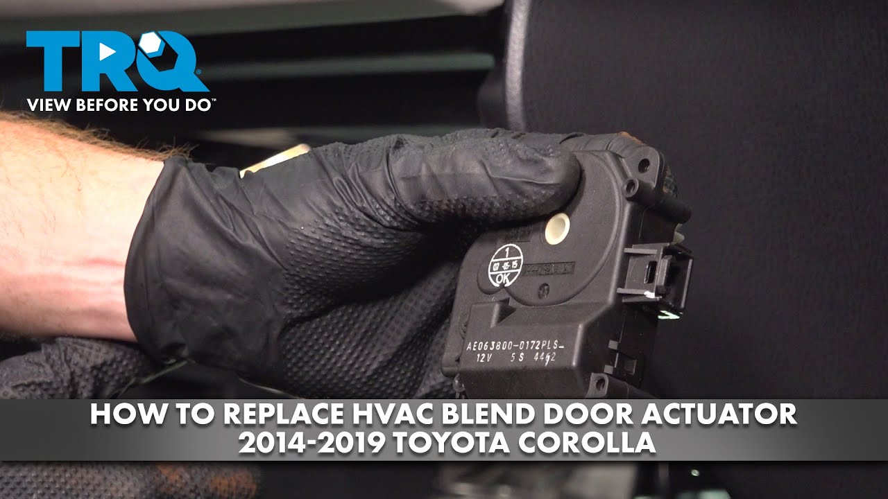 How to Replace HVAC Blend Door Actuator 2014-2019 Toyota Corolla