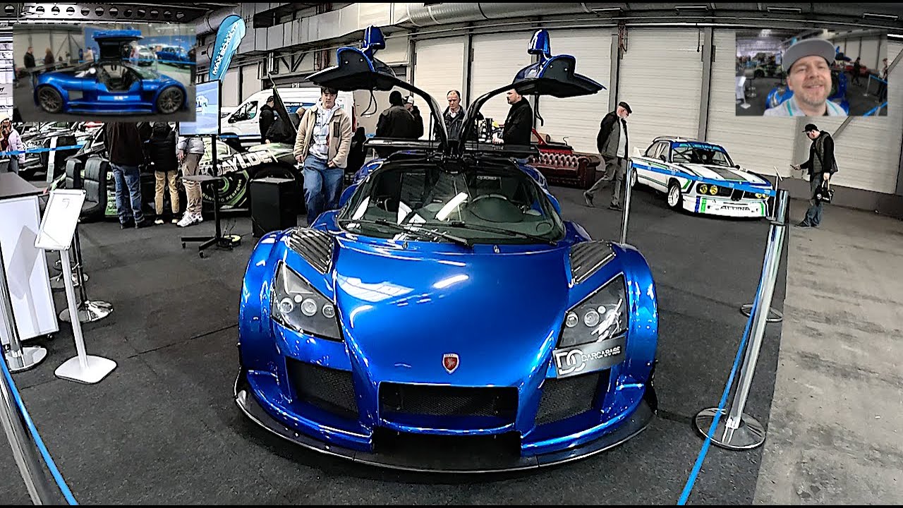 Gumpert Apollo S limited super hyper sport car wing doors walkaround