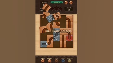 Roll the Ball slide puzzle Rotation D Pack Level 18 Solution