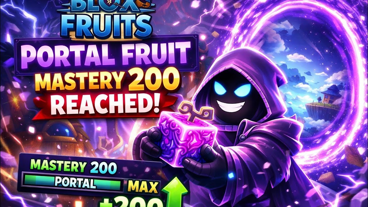 Portal Fruit at 200 Mastery is BROKEN 🤯 | Blox Fruits Roblox | SK40 ...
