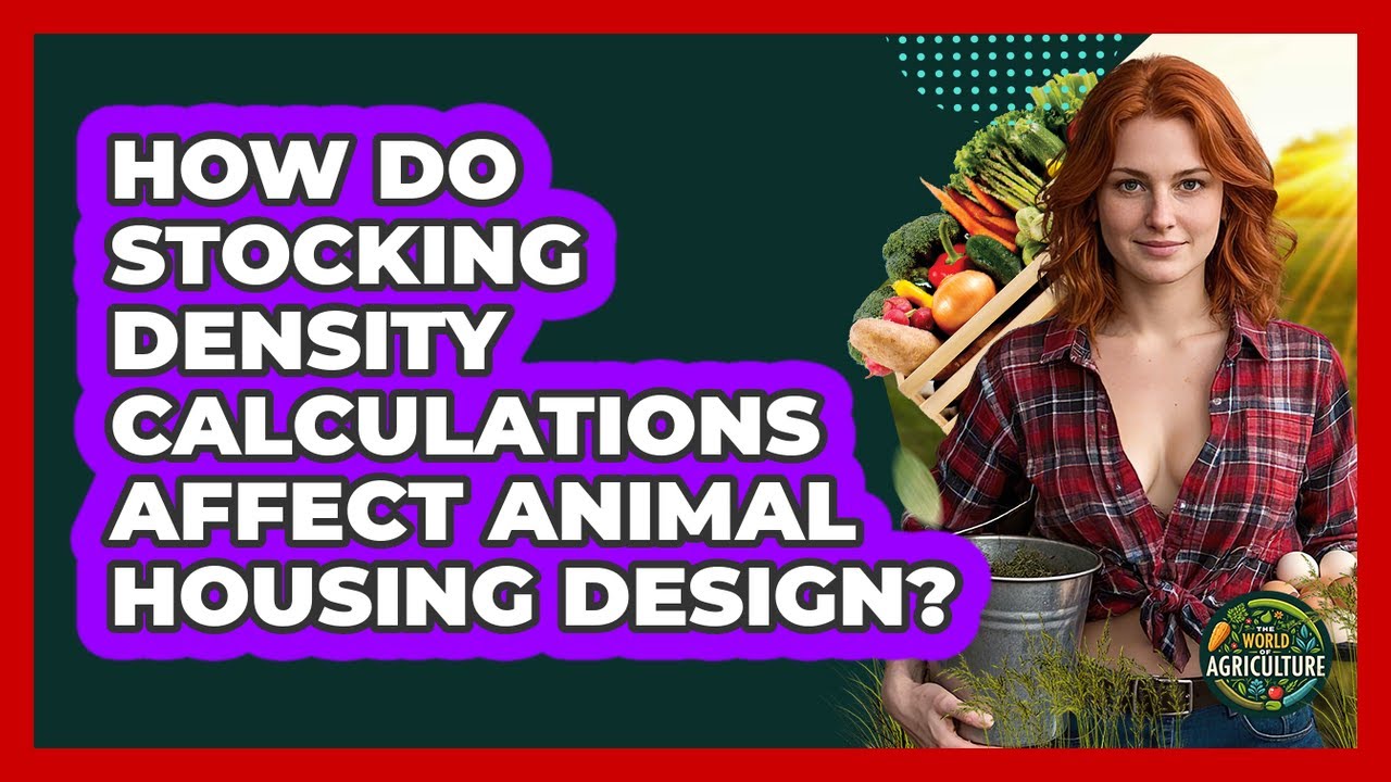 How Do Stocking Density Calculations Affect Animal Housing Design? - The World of Agriculture