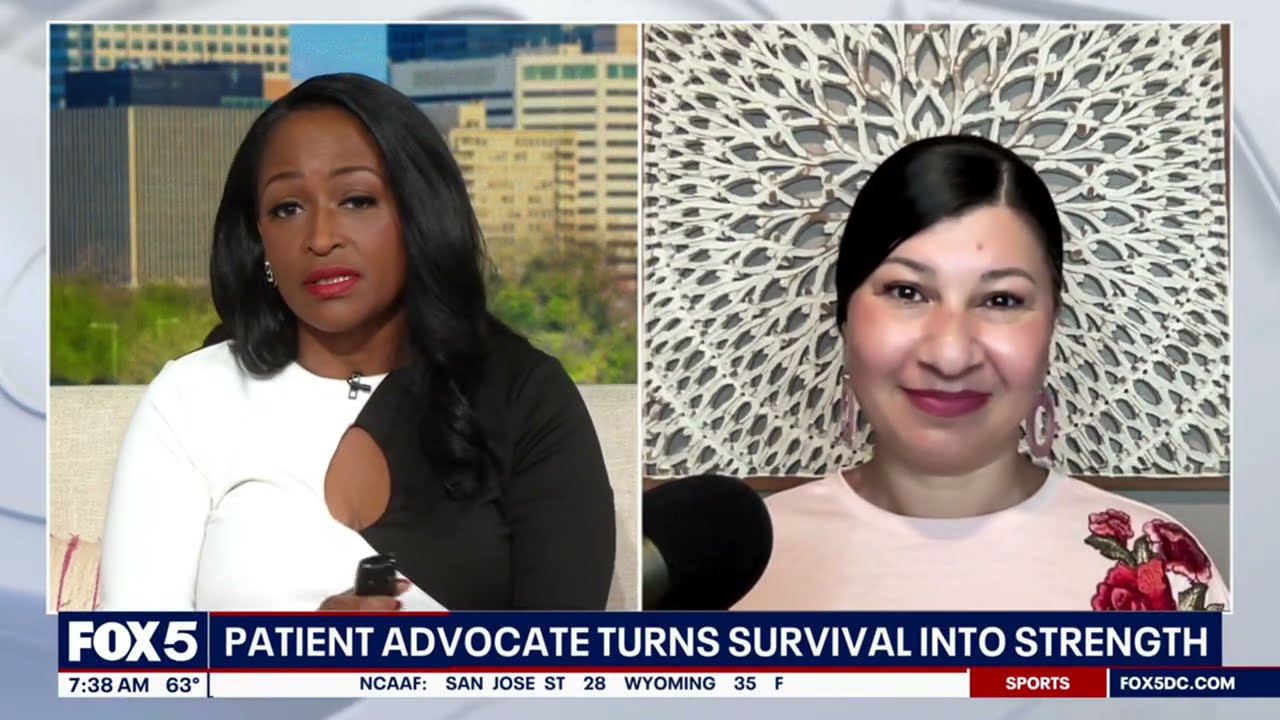 Fox DC Weekend Morning News "Sahar Paz: Thriving Beyond Breast Cancer"