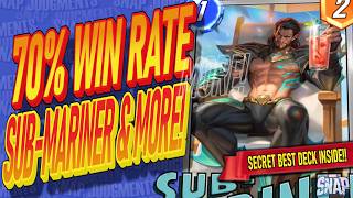 70% Win Rate Decks & the SECRET, BEST Deck in Marvel Snap!