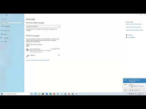 კლავიატურის ენის დამატება windows 10-ზე