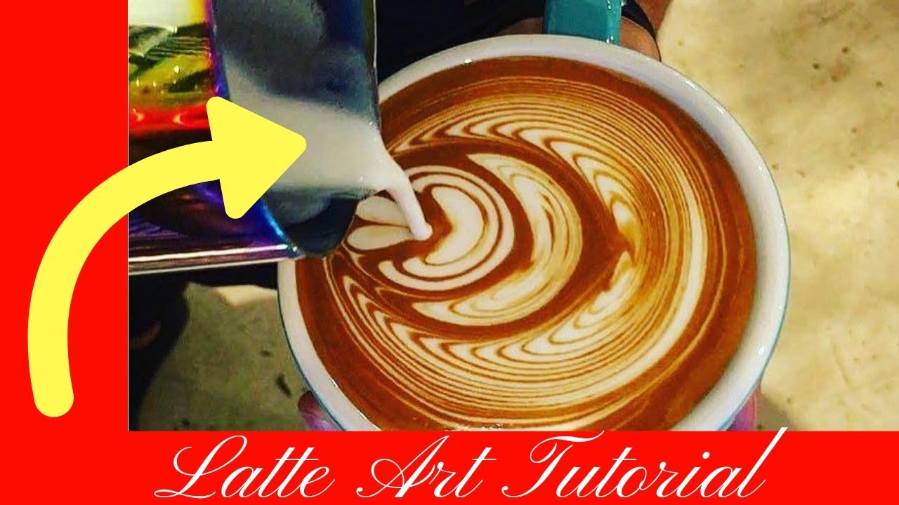 Cappuccino Latte Art - Coffee Art Tutorial - Flat White Barista ...