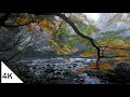 【4K】Walking along Kakusenkei River in Kaga Onsen, Hokuriku