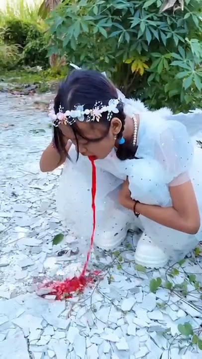 White Goddess Vomits Blood 😱